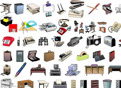 辦公用品與日用百貨矢量素材 提升設(shè)計效率的創(chuàng)意寶藏
